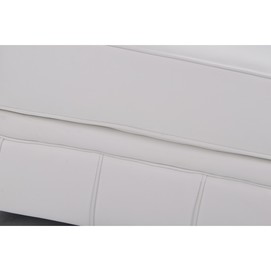 Sofá CHESTER, 2 plazas, similpiel blanca