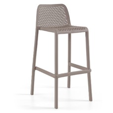 Taburete BILL, apilable, polipropileno tórtora