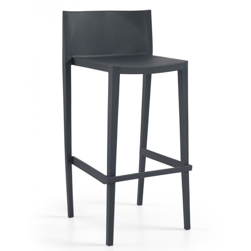 Taburete SUNNY 99, apilable, polipropileno antracita