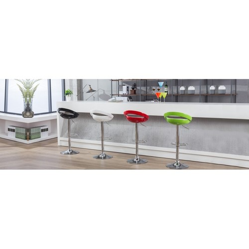 Taburete FLIT (M), cromado, abs negro