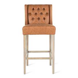 Upholstered high bar stool Lara