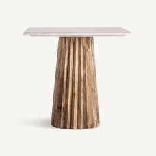 MESA BAR PLISSÉ WOOD