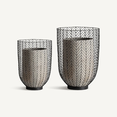 MACETERO J/2 PLISSÉ METAL