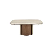 Mesa comedor extensible rectangular mármol porcelánico, acero arena metalizado y nogal Mesa comedor extensible rectangular mármol porcelánico, acero arena metalizado y nogal