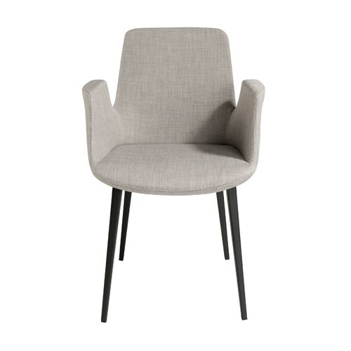 Silla tela gris
