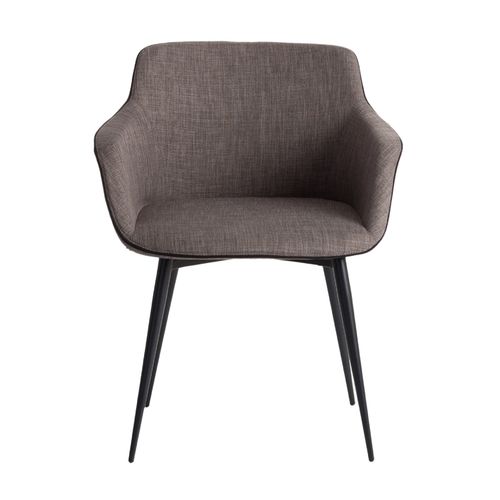 Silla tela gris oscuro