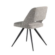 Silla tela gris