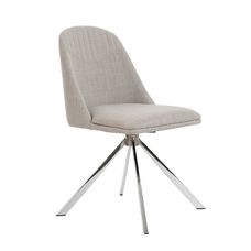 Silla giratoria tela gris
