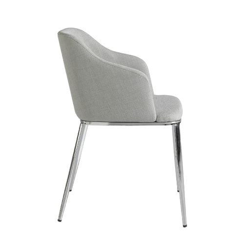 Silla tela gris