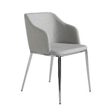 Silla tela gris