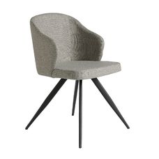 Silla tela gris
