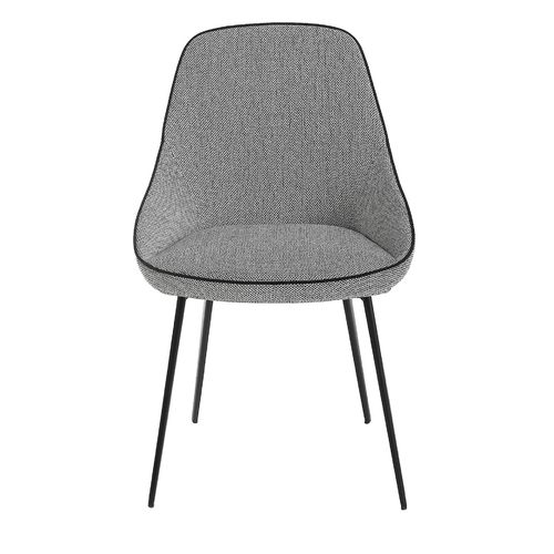 Silla tela gris