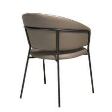 Silla polipiel visón oscuro