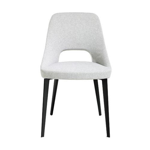 Silla tela gris