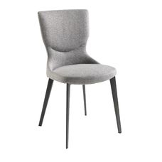 Silla tela gris