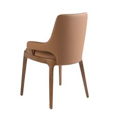 Silla polipiel marrón Silla polipiel marrón