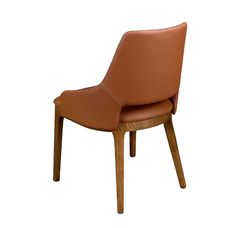 Silla polipiel marrón Silla polipiel marrón
