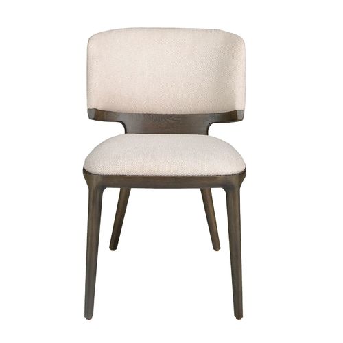 Light grey fabric chair