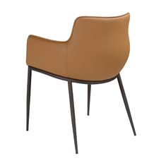 Silla polipiel marrón Silla polipiel marrón