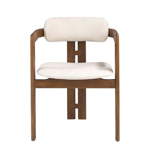 Silla tela blanco roto