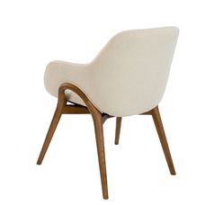 Silla tela beige