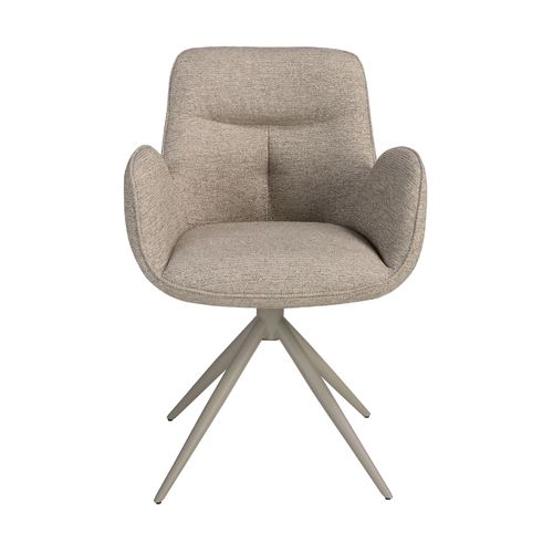 Silla giratoria tela beige