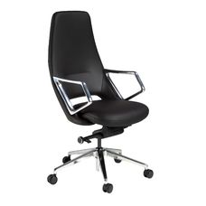 Silla oficina giratoria polipiel negro Silla oficina giratoria polipiel negro