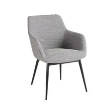 Silla tela gris