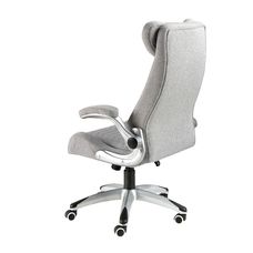 Silla oficina giratoria tela gris Silla oficina giratoria tela gris