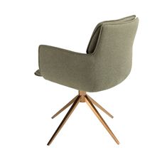Silla giratoria tela verde oliva