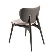Silla polipiel crema y gris oscuro Silla polipiel crema y gris oscuro