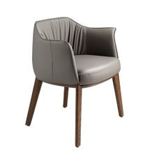 Silla polipiel gris Silla polipiel gris