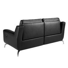 2 seater black leather relax sofa 2 seater black leather relax sofa