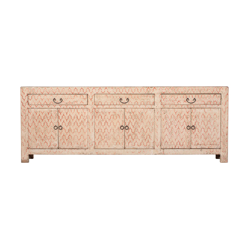 Cómoda multicolor 3 cajones 6 puertas