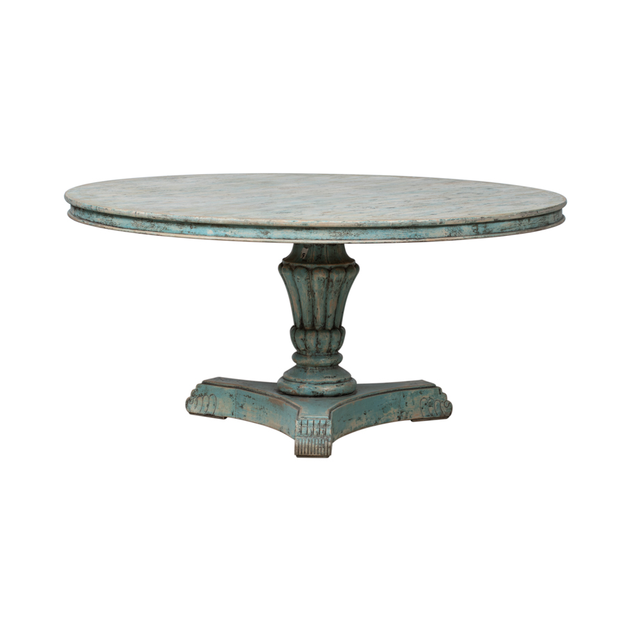 Round dinning table blue BK226