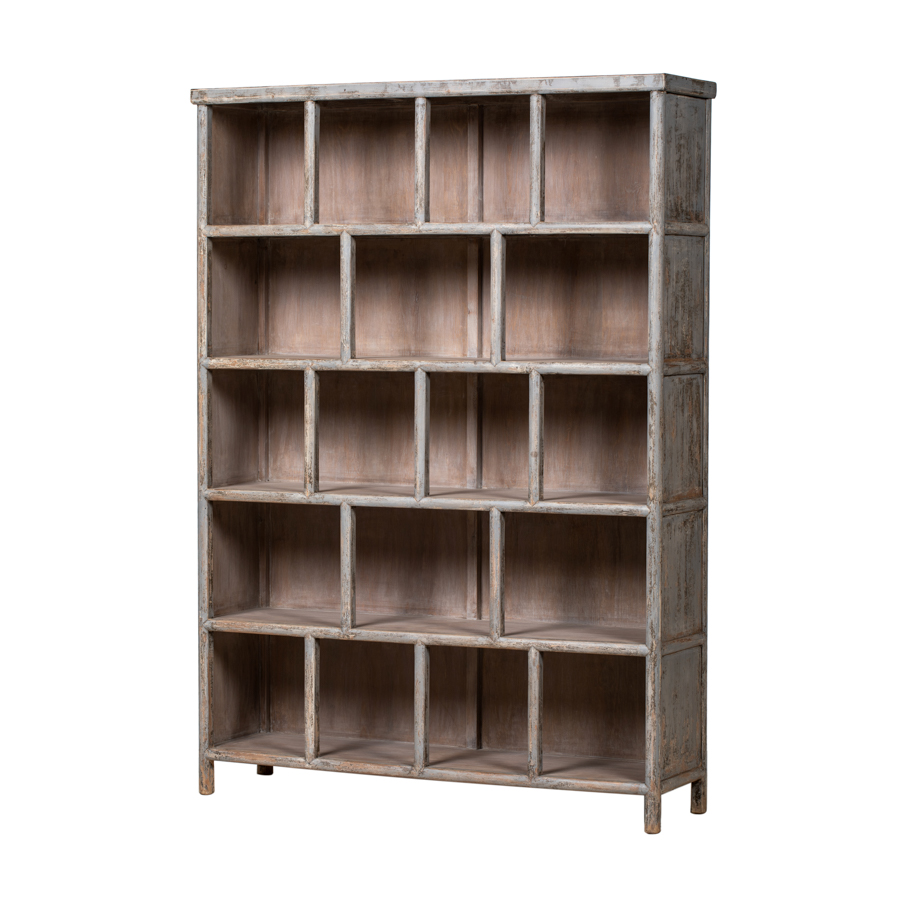 Shelf grey 4 shelves GK677