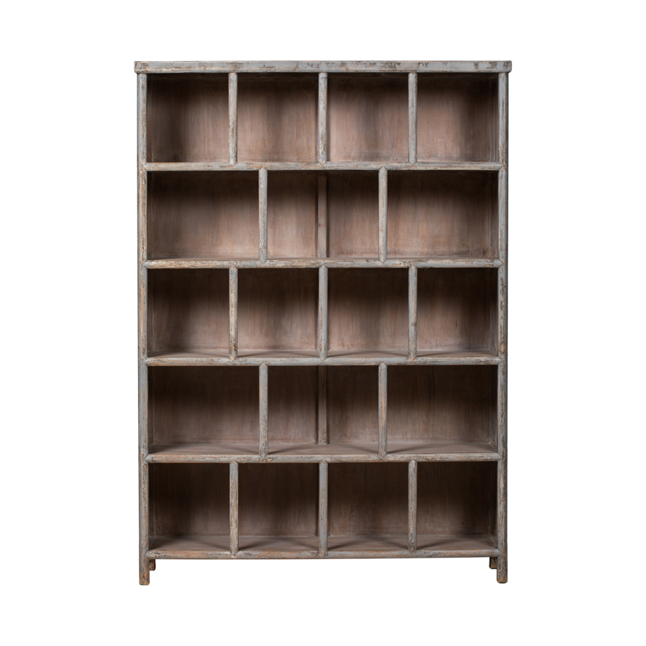 Shelf grey 4 shelves GK677