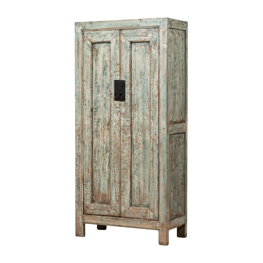 Cabinet green 2 doors GK690