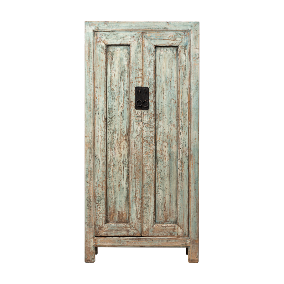 Cabinet green 2 doors GK690