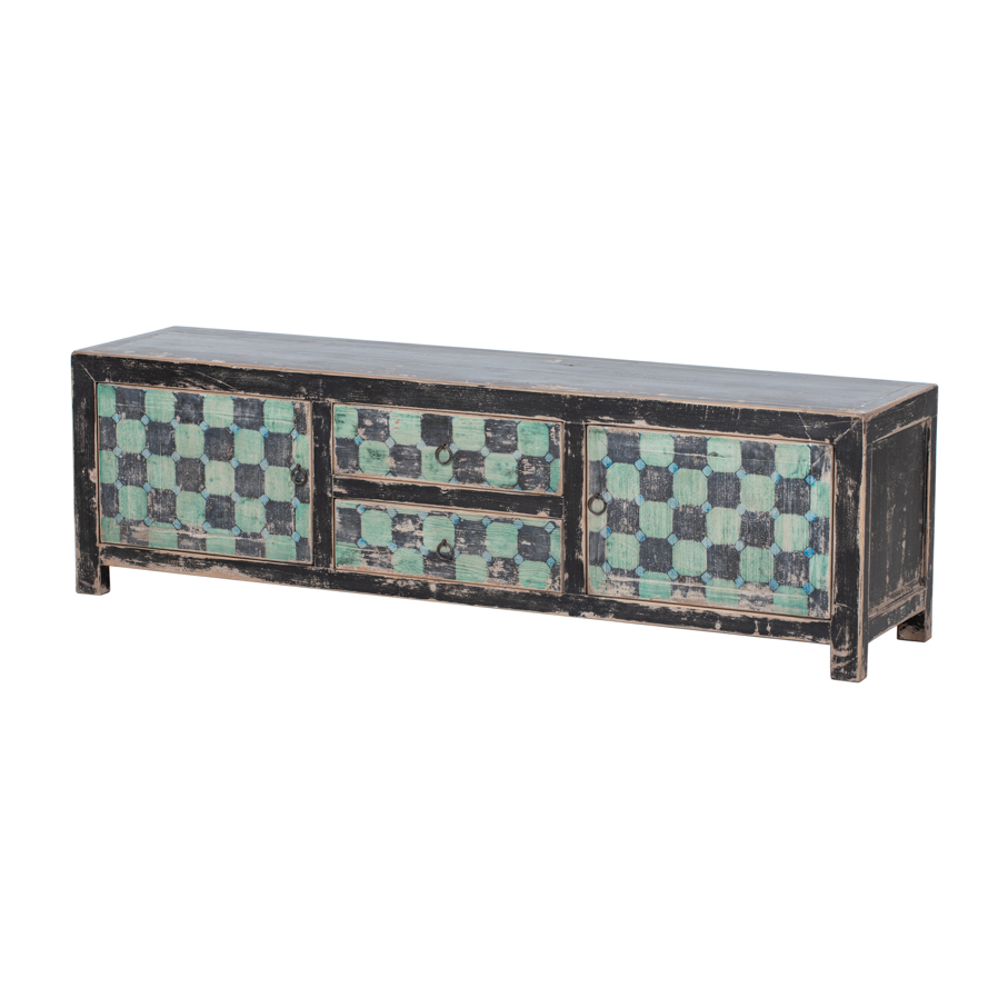 TV stand multicolor 2 doors 2 drawers GK979