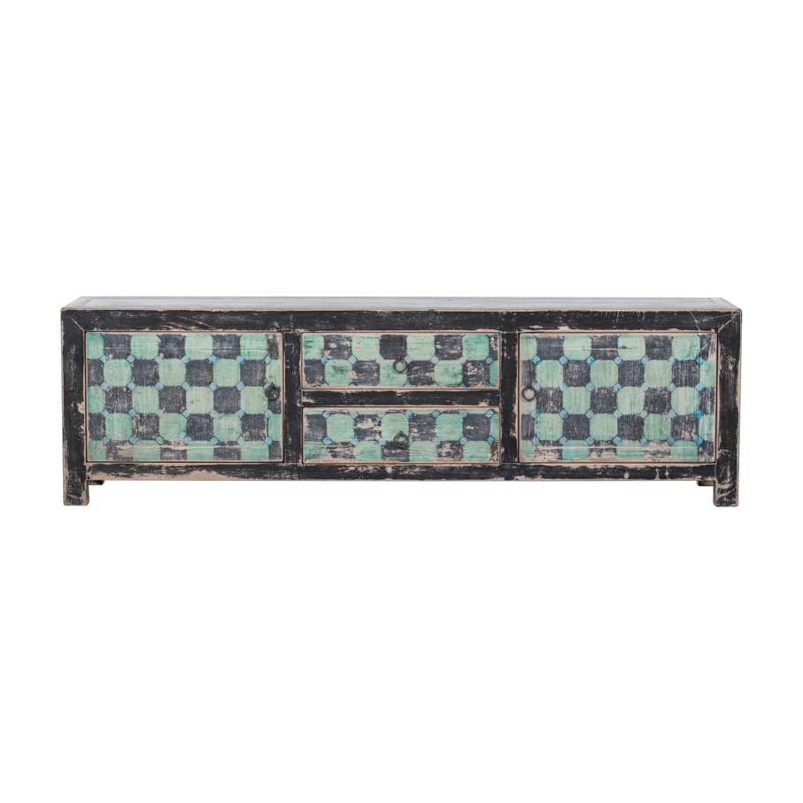 TV stand multicolor 2 doors 2 drawers GK979