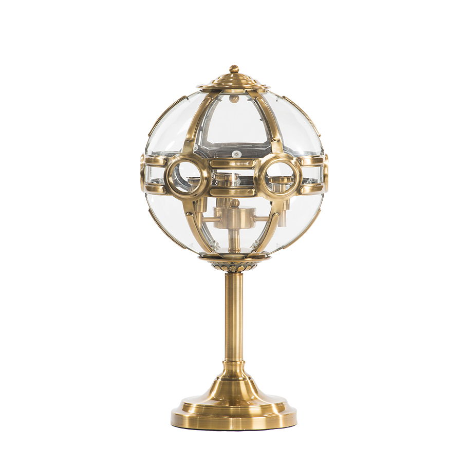 Table lamp sphere brass finish LKZ008