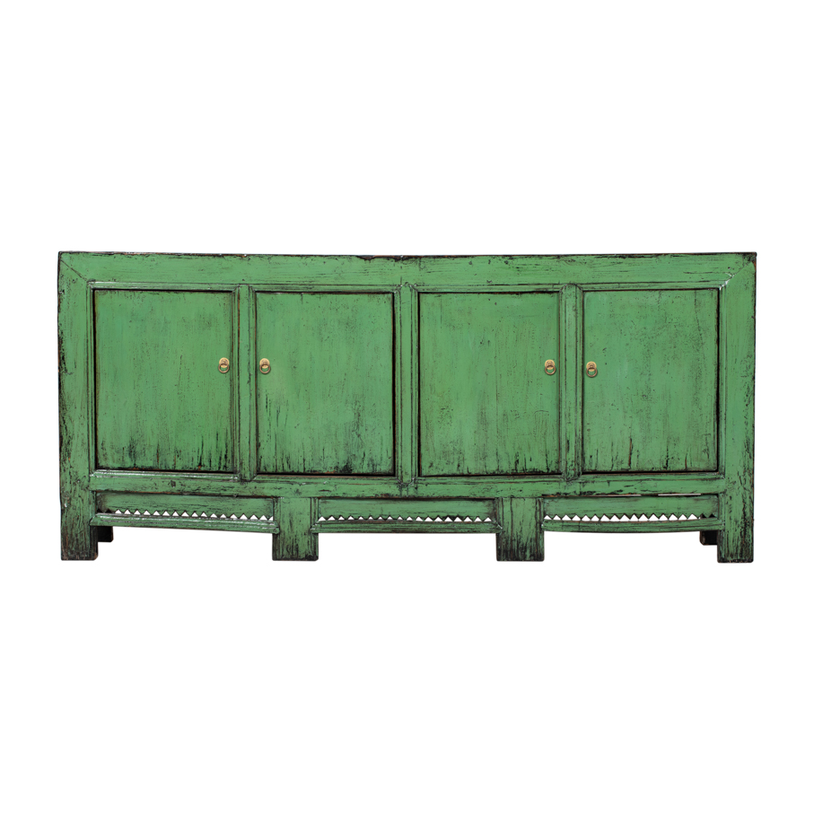 Cómoda verde 4 puertas XN827