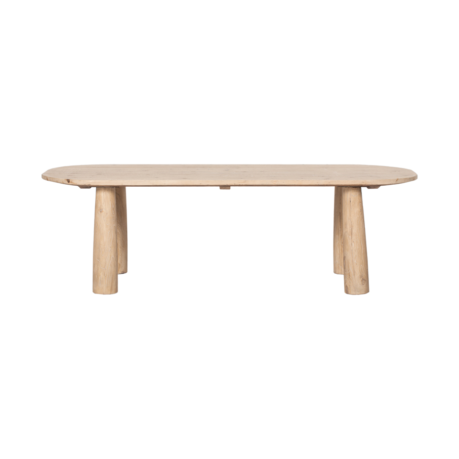 Mesa comedor ovalada natural GM383