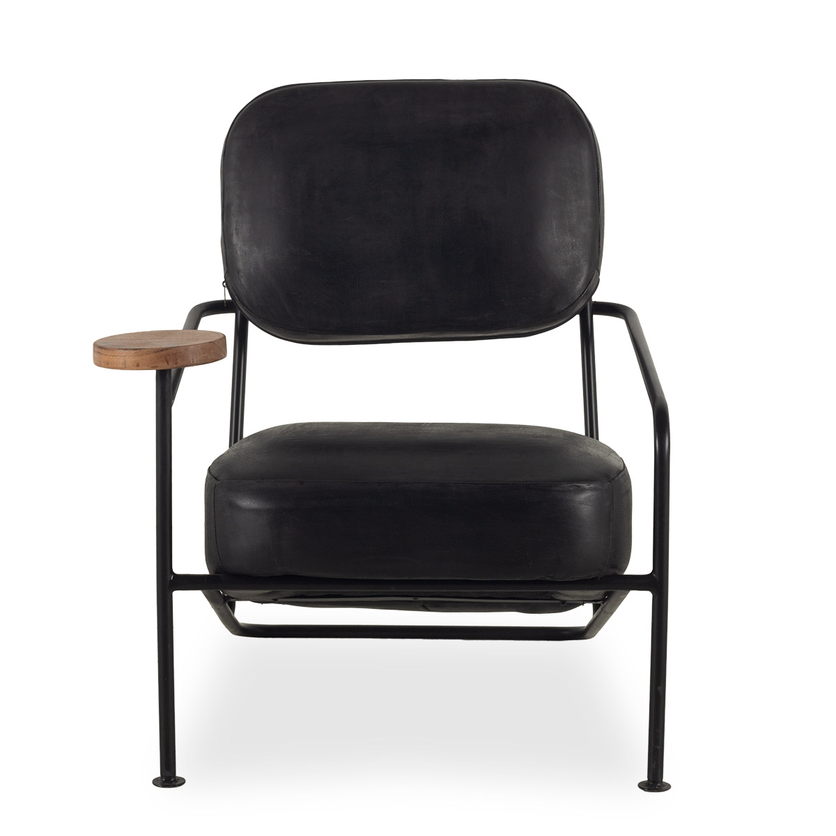 Armchair with cupholder Seltan black