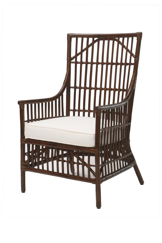 BUTACA PENCK RATTAN C/ ANTIQUE C/ COJIN