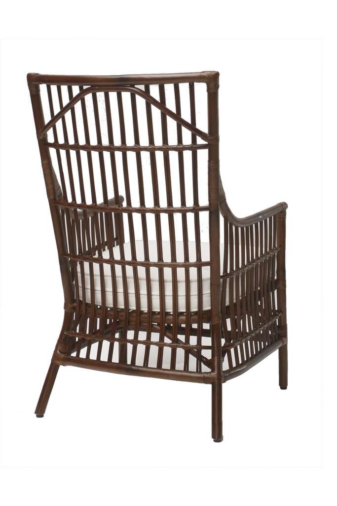 BUTACA PENCK RATTAN C/ ANTIQUE C/ COJIN