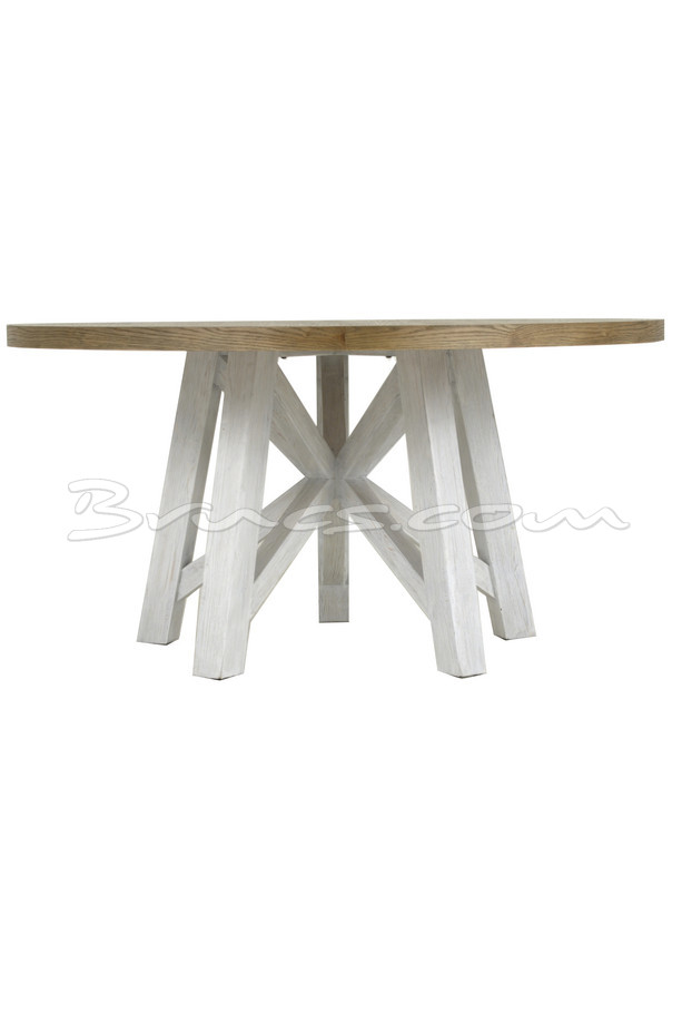 MESA COMEDOR ELIKA WHITE ROBLE Y PINO