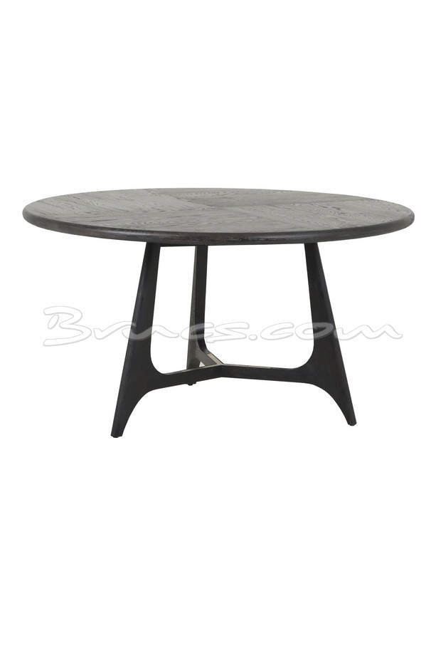 MESA COMEDOR DIROS ROBLE NEGRA