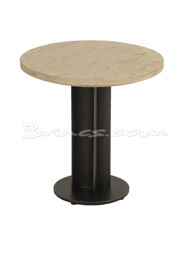 MESA COMEDOR CRESTONE HIERRO Y ROBLE